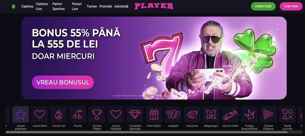 Revendică bonusul de 55%